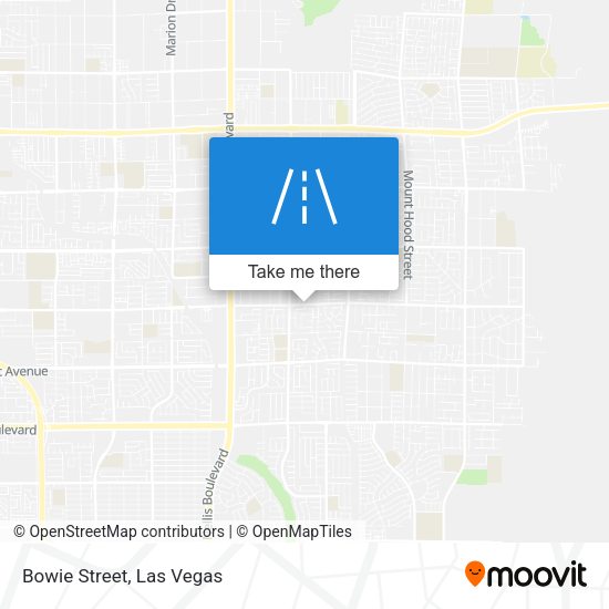 Mapa de Bowie Street