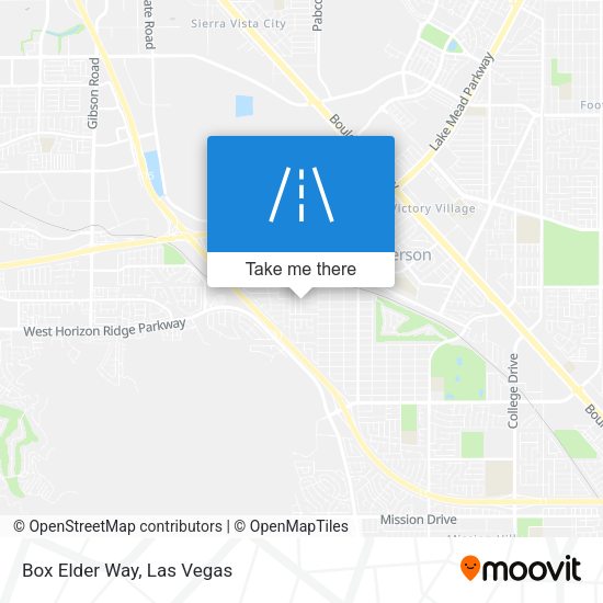 Mapa de Box Elder Way