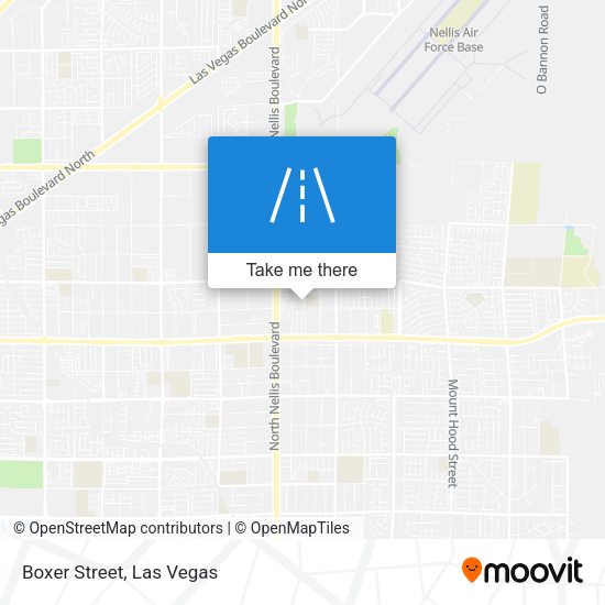 Mapa de Boxer Street