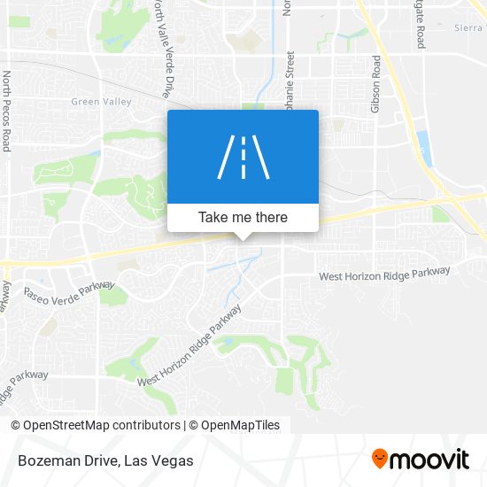 Bozeman Drive map