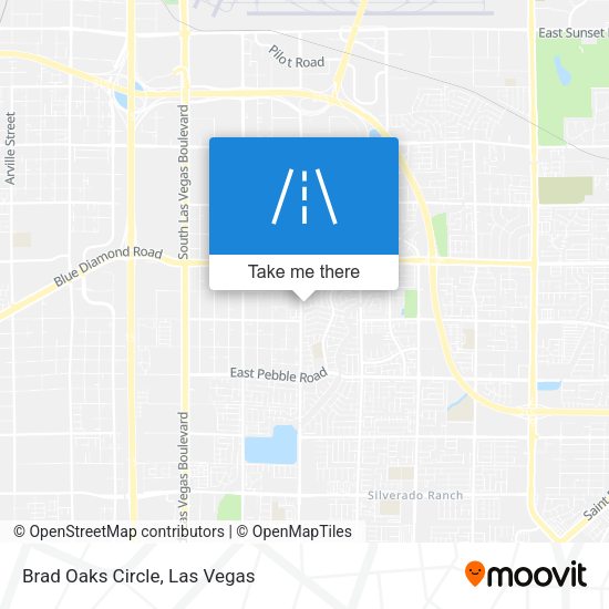 Mapa de Brad Oaks Circle