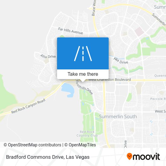 Bradford Commons Drive map
