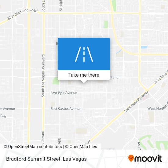 Bradford Summit Street map