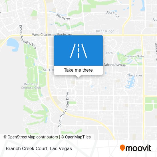 Mapa de Branch Creek Court