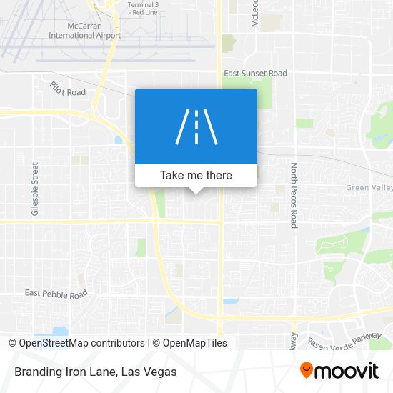 Mapa de Branding Iron Lane