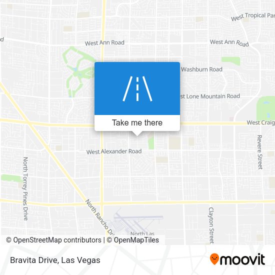 Mapa de Bravita Drive