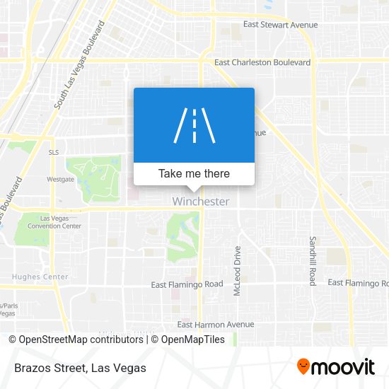 Brazos Street map