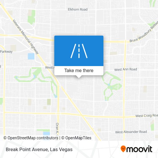 Break Point Avenue map