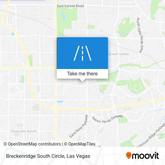 Mapa de Breckenridge South Circle