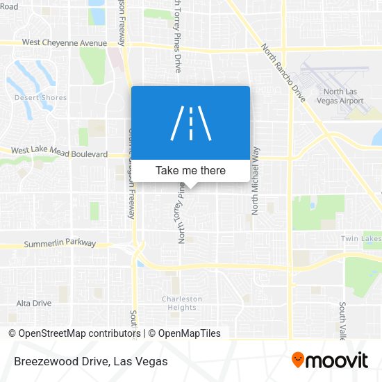 Breezewood Drive map