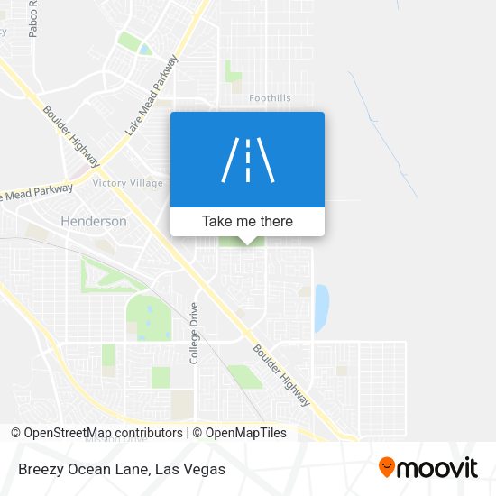 Breezy Ocean Lane map