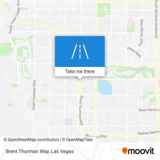 Brent Thurman Way map