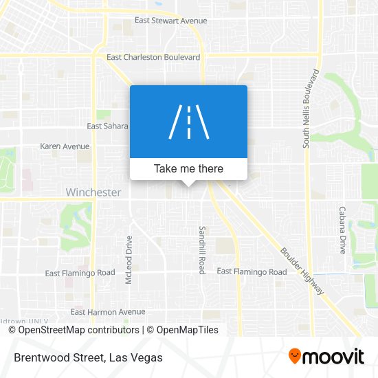 Brentwood Street map