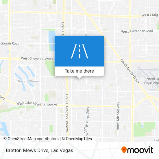 Mapa de Bretton Mews Drive