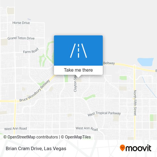 Mapa de Brian Cram Drive