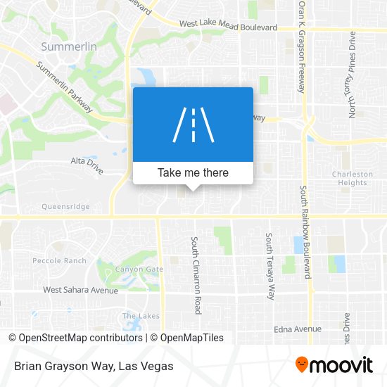Brian Grayson Way map