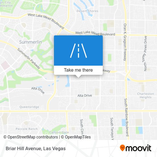 Mapa de Briar Hill Avenue