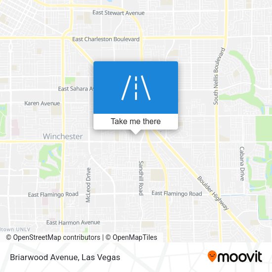 Briarwood Avenue map