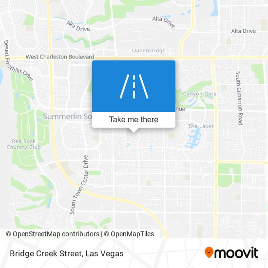 Bridge Creek Street map