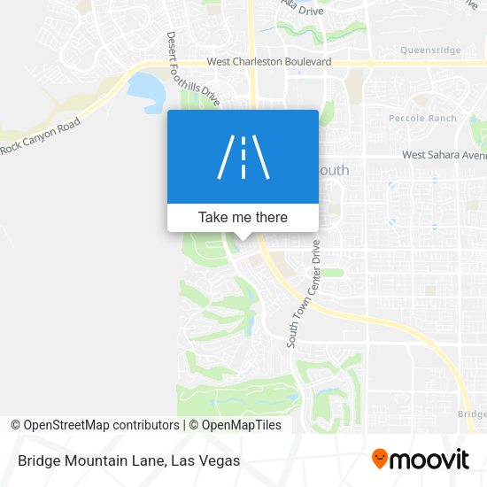 Mapa de Bridge Mountain Lane