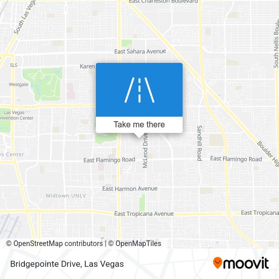 Mapa de Bridgepointe Drive