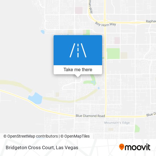 Mapa de Bridgeton Cross Court