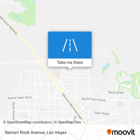 Barium Rock Avenue map