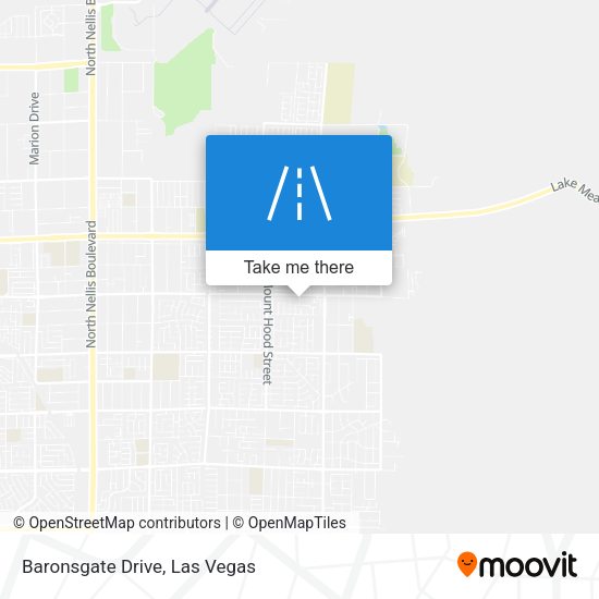 Baronsgate Drive map