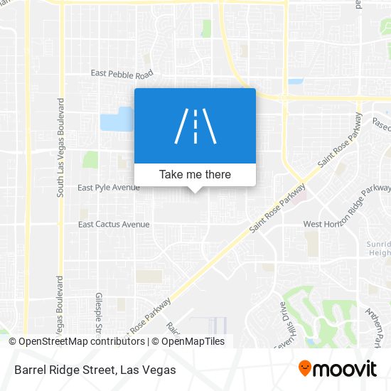 Barrel Ridge Street map