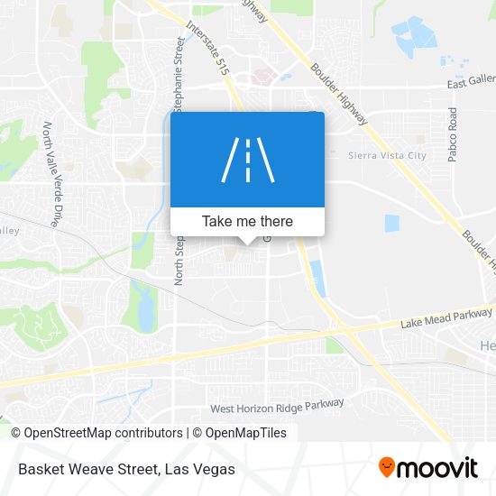 Basket Weave Street map