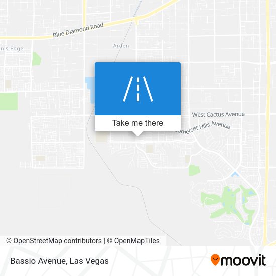 Mapa de Bassio Avenue