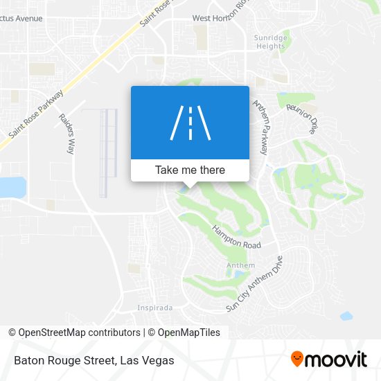 Baton Rouge Street map
