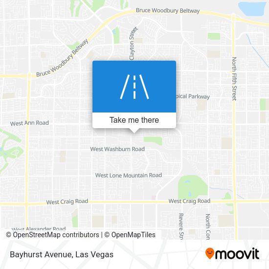 Mapa de Bayhurst Avenue