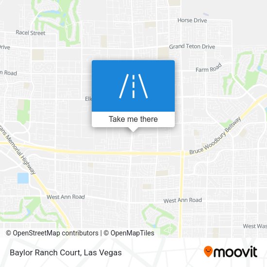 Baylor Ranch Court map