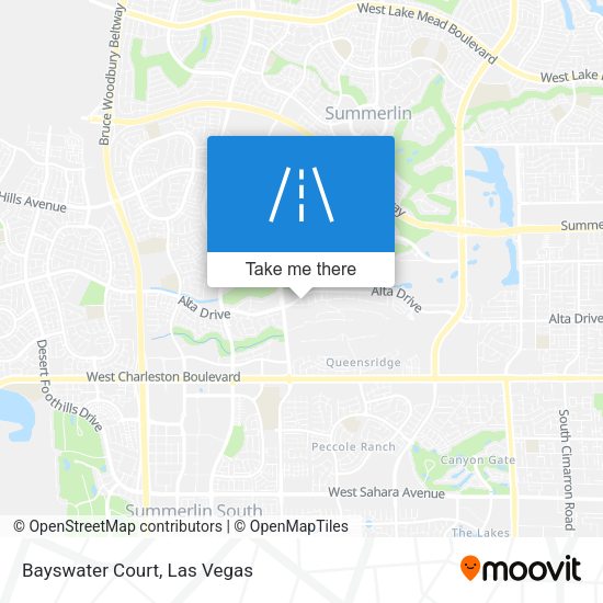Mapa de Bayswater Court