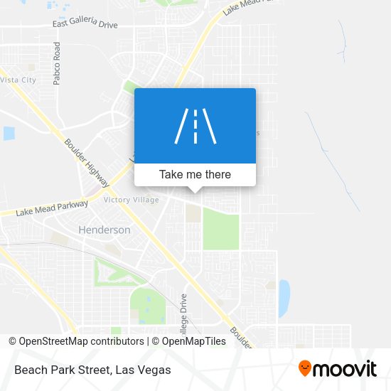 Beach Park Street map