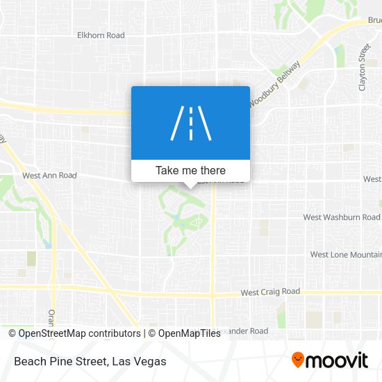 Mapa de Beach Pine Street