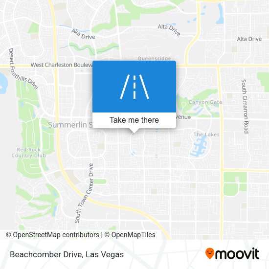Beachcomber Drive map