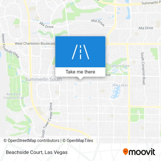 Mapa de Beachside Court