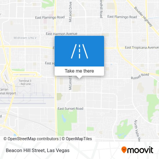 Mapa de Beacon Hill Street
