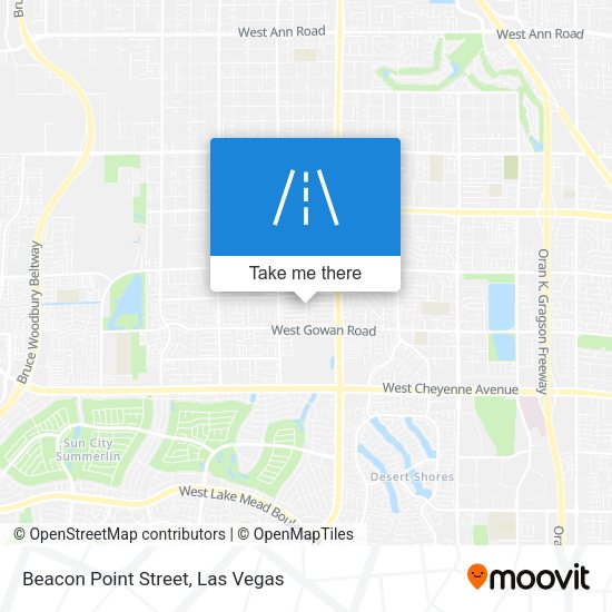 Beacon Point Street map
