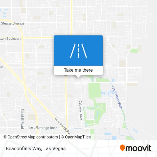 Mapa de Beaconfalls Way