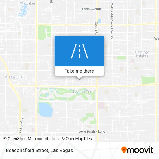 Beaconsfield Street map