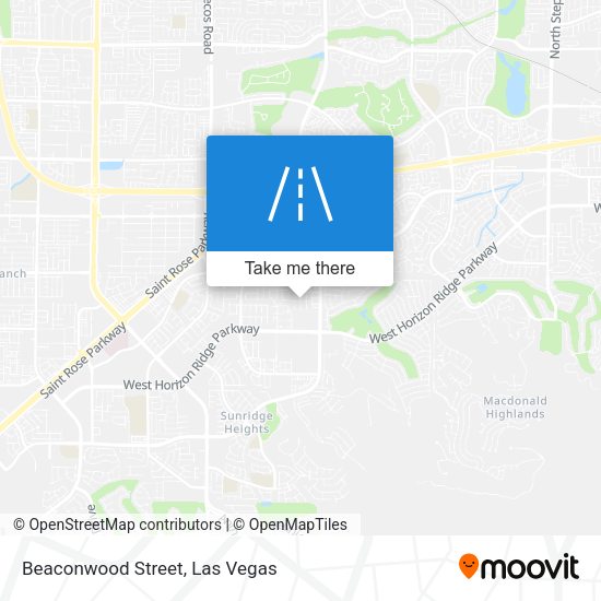Mapa de Beaconwood Street
