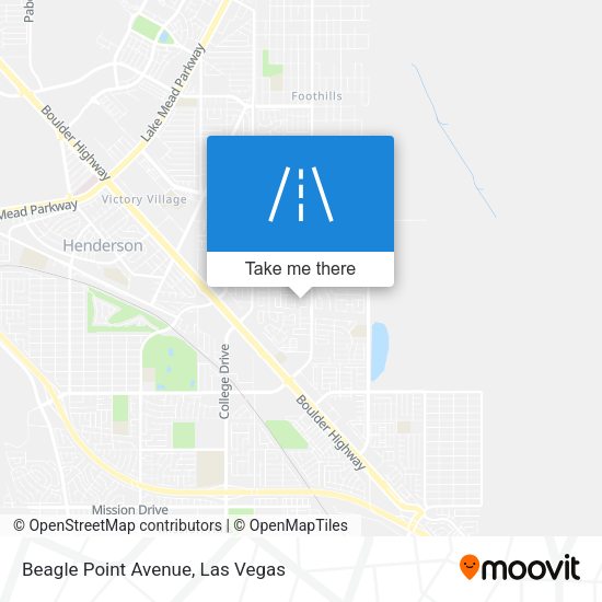 Beagle Point Avenue map