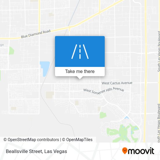 Beallsville Street map