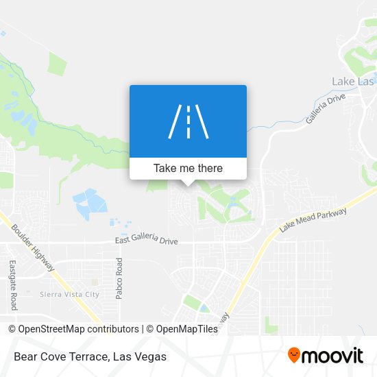 Bear Cove Terrace map
