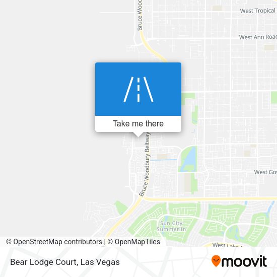 Bear Lodge Court map
