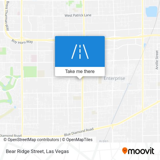 Mapa de Bear Ridge Street