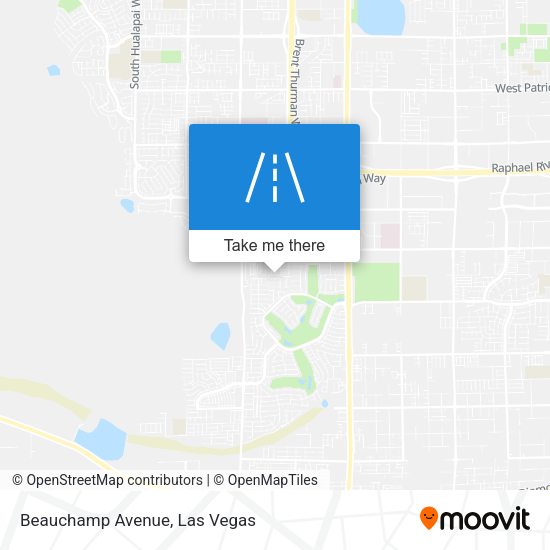 Beauchamp Avenue map